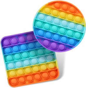 Round and square bubble pop toys for Autism
