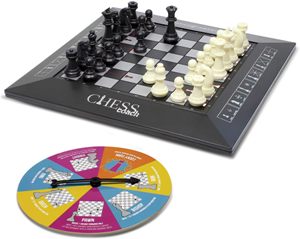 Chess set with learning guide