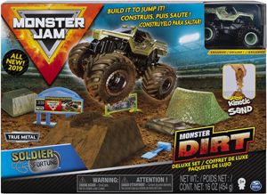 6. Monster Jam Soldier Fortune Monster Dirt Deluxe Set