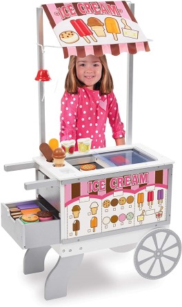 Melissa & Doug Wooden Ice Cream Cart